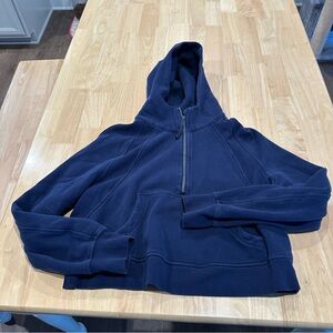 Lululemon Dark Blue Scuba Half Zip
